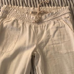 White Linen Pants